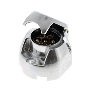 7 Pin 12N Metal Towbar Trailer Socket
