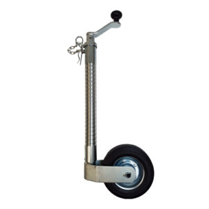 Heavy Duty Trailer Jockey Wheel – 48mm Ribbed Shaft – Ifor Williams, Bateson Etc